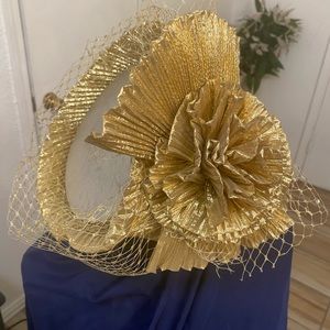Gold Church Hat